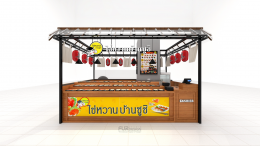 Design, manufacture and installation of stores: Khaiwan, Ban Sushi, Udon Thani